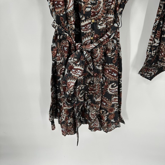 CLEOBELLA NWT Carolyn Paisley Print Mini Dress // L - Picture 11 of 16